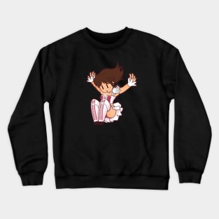 Diving Double Foot Stomp Princess Crewneck Sweatshirt